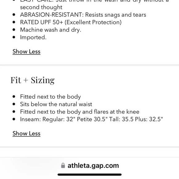 Athleta Stellar Flare Trouser in Black Size 14/Tall - Picture 15 of 15